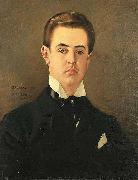 Vaclav Brozik A Portrait of the Artist Son, Maurice oil